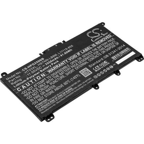 CS 3550mAh/41.00Wh battery for HP 14-CE1008TX,14-CF0005NI,14-CF0008NT,14-CF0012DX,14-CF0013NO,14-CF0016CA,CF0020NF