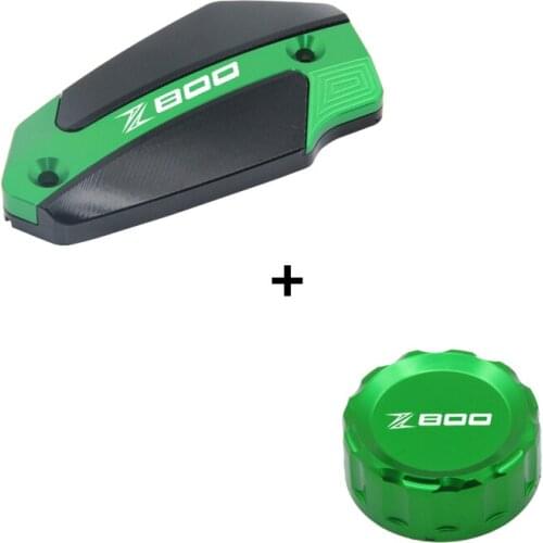 For Kawasaki z800 Z800 2017 2018 2019 2020 2021 Motorcycle CNC Aluminum Front & Rear Brake Fluid Reservoir Cap Cylinder cover