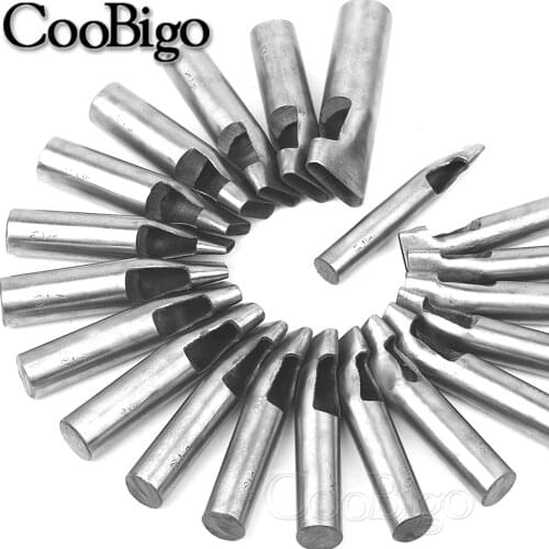 Oval Shape Leather Craft Hole Punch Metal Silver Gasket Hollow Leather Punch for Belt Watch Band DIY Craft Hole Drilling Tool