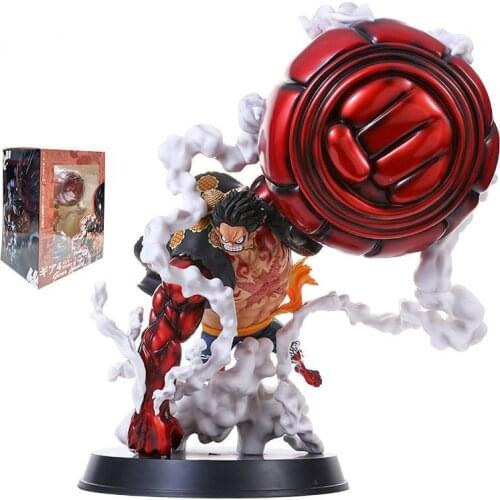 Anime One Piece Gear 4 25cm Luffy Action Figure Monkey D Luffy Gear Four PVC Collectible Model Toy Figurine Doll Figure Gift