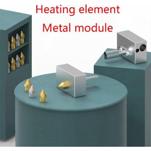 1Set Hot End with 0.4MM Nozzle V2 Hotend Extruder Kit for Zortrax M200 3D Printer Heater Block Print Head Accessories