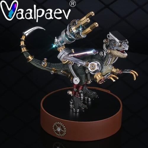 Mutant Shark Dinosaur Hippo 3D Iron Metall Puzzle Action Figure DIY Assemble Anti Stress Puzzle Building Blocks Model Toy Robot