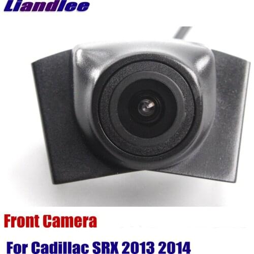 Liandlee AUTO CAM Car Front View Camera Logo Embedded For Cadillac SRX 2013 2014 ( Not Reverse Rear Parking Camera )