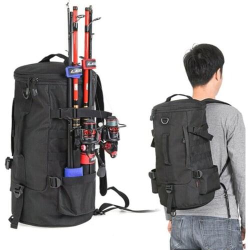 23L Multifunctional Outdoor Shoulder Waterproof Fishing Camping Bag Waterproof Fishing Tackle Backpack
