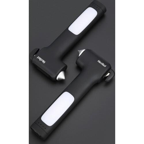 Natuo Multi-functional Survival Hammer Automobile Safety Hammer Multi-functional Light Hammer Defensive Tool