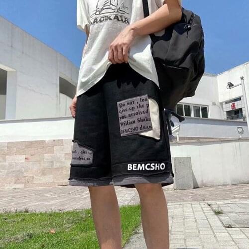 Mens Joggers Sport Fitness Sportswear Tracksuit Sweatpants Splicing Breasted beach shorts Track Basketball training shorts