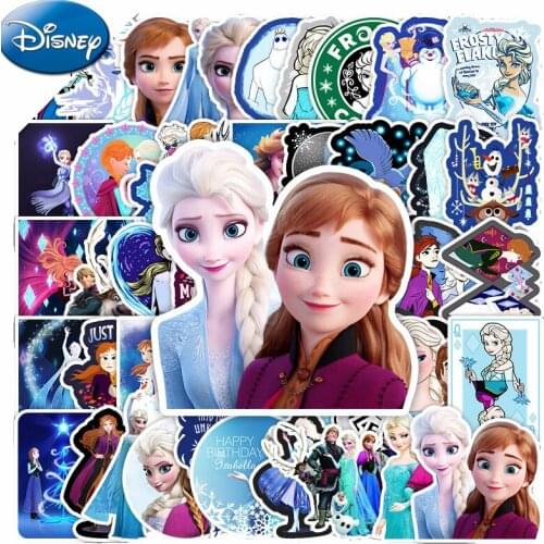 10/30/50Pcs/Pack Disney Frozen princess Sophia graffiti stickers on scooters scooters suitcases cartoon sticker Kids Toys