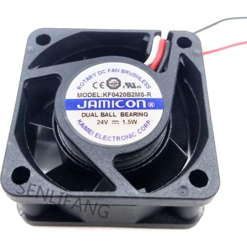 NEW for 4CM KF0420B2MS-R 24V 1.5W 40*40*20MM 3-wire cooling fan