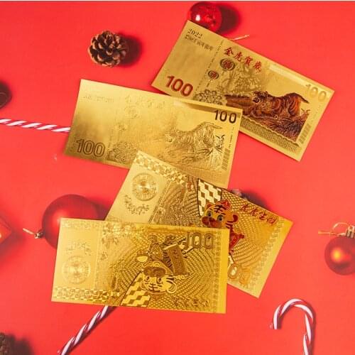 2022 China New Year Tiger Year Original Commemorative Coin Collection Decoration Crafts New Year Gift With Red Envelope