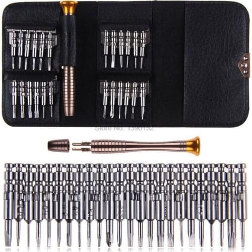 By dhl 50set Screwdriver Set 25 in 1 Torx Screwdriver Repair Tool Set For iPhone Cellphone Tablet PC Hand tools