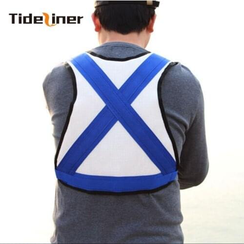 Tideliner 39cm*49cm fishing belt vest fishing jigging rod holder waist protecting gimbal fishing tools accessories