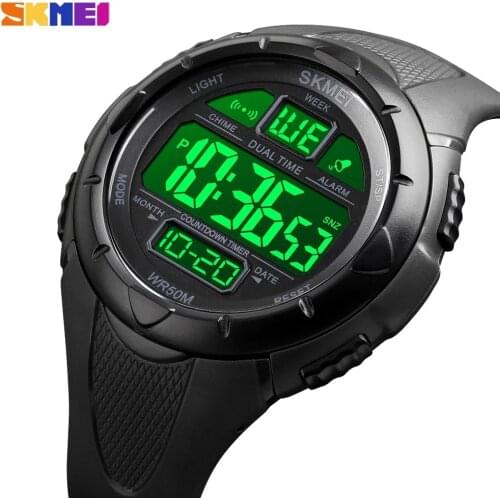 SKMEI Fashion Sport Digital Watches Waterproof Military Watch Multifunctional Electronic Wristwatches Relogio Masculino