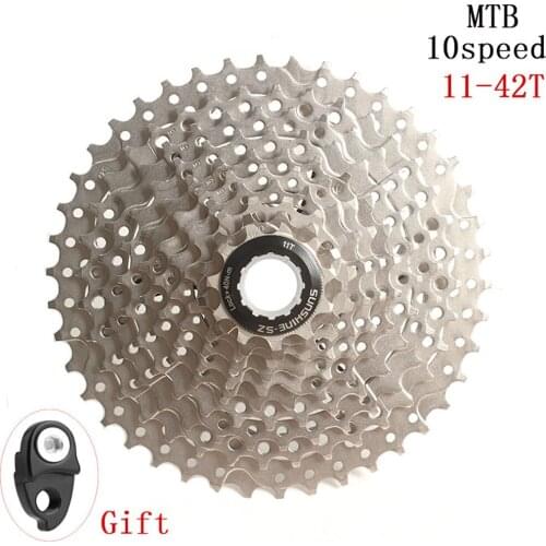 SUNSHINE-SZ MTB Mountain Bike 10s 30s 10Speed 11-42T Cassette Freewheel Sprockets for Bicycle Parts flywheel