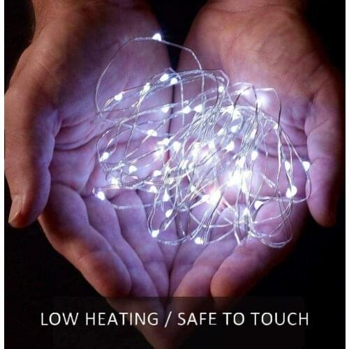 5Pcs1M 2M 3M 5M 10M LED String Light Cork 9 Colors Fairy Lights Garlands Holiday Lamp USB/Battery Powered for Xmas New Year Deco