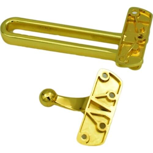 Zinc Alloy Security Door Guard Restrictor Large Anti-Theft Buckle U-Bar