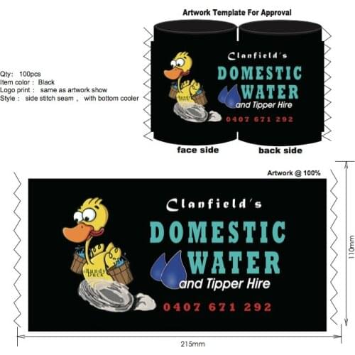 100pcs/Lot Custom Your Logo Promotional Beer Bottle Coolers Neoprene Stubby Holder Can Cooler Box Wedding Gift Customize