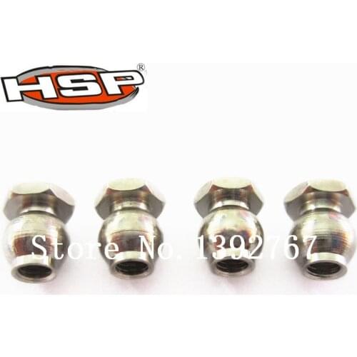 4Pcs HSP 1/8 RC Car Spare Parts Steering Link Ball 5.8mm 60038 For Model Off Road Nitro Power Buggy Truck NOKIER CAMPER Baja