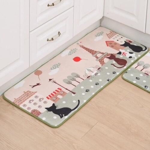 50X80+50X120CM/Set Tower Kitchen Mat Home Hallway Doormat Anti-Slip Bathroom Carpet Kids Room Area Rug Wardrobe/Balcony Mat