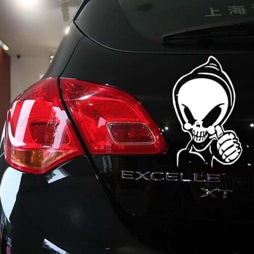 Car Stickers Skuuls Provocateur Demon Creative Decals For Tail Auto Tuning Styling Vinyls 16x12cm D10