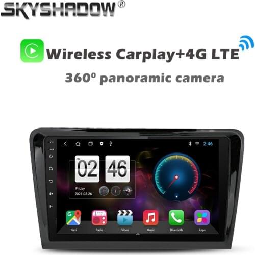 360 Panoramic Camera Carplay 6GB+128GB Android 10.0 Car DVD Player GPS WIFI Bluetooth RDS Radio For VW Bora 2012 2013 2014 2015