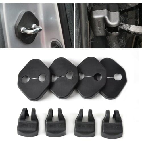 CITALL Car Door Striker Cover Lock Protector Stopper Buckle Case Cap Check Arm Cover For Toyota Camry Corolla 2011