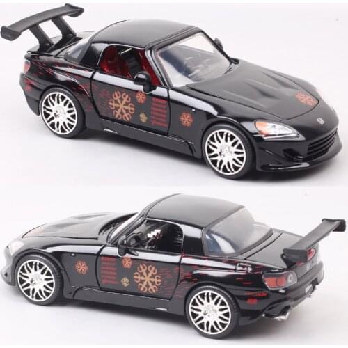 Kids Jada 1:24 Scale Johnnys Honda S2000 Top Sport Diecasts & Toy Vehicles Car Model Metal Auto Racing Hobby Of Collection