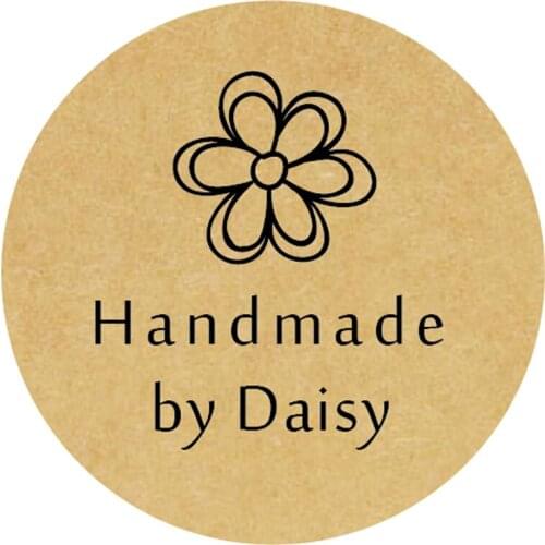 DouxArt 100 Pieces Personalized Handmade Stickers, 4cm Communion Party Invitation Label Baptism Gifts Package Seals