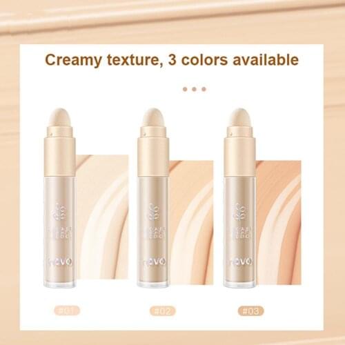 Double-Head Concealer Professional Cosmetics Cover Spot Acne Marks Dark Circles Freckles Natural moisturizing Face Makeup
