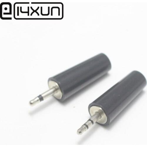 EClyxun 2pcs 2.5mm Circular Tube Audio Dual Channel Mono/Steoro Male jack Plug 2.5 mm 2 Pole / 3 Pole Plugs for Phone Headset