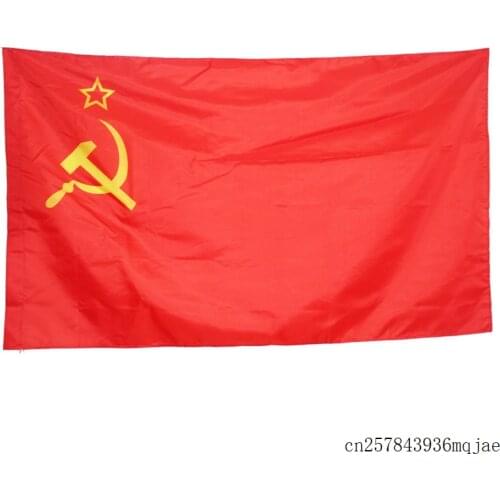 CCCP Flag Russian Union of Soviet Flags Socialist Republics Flag USSR Festival Home Decoration Pennants