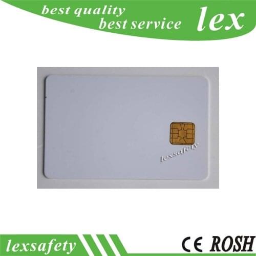Chinese Fudan 4428 IC Card Compatible sle5528 / Cr80 FM4428 Smart Contact chip Card for Electronic Door Locks / Access Control