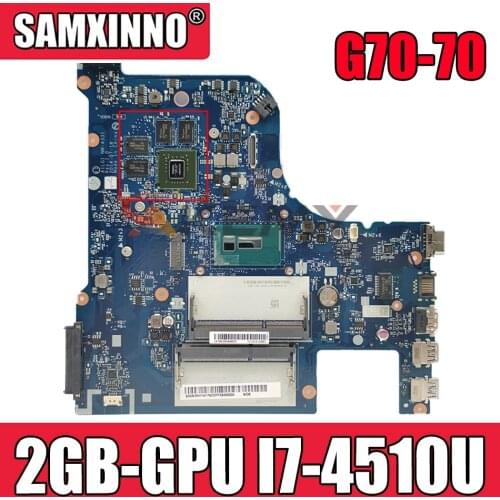 NM-A331 Mainboard For Lenovo G70-70 G70-80 Z70-70 Z70-80 B70-70 B70-80 Laptop Motherboard 2GB-GPU I7-4510U