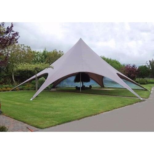Single Top Star Tent in 5*10m Trade Show Printed PVC and Aluminum Tents Outdoor Leisure Party Gathering Event Spider Fly Marquee