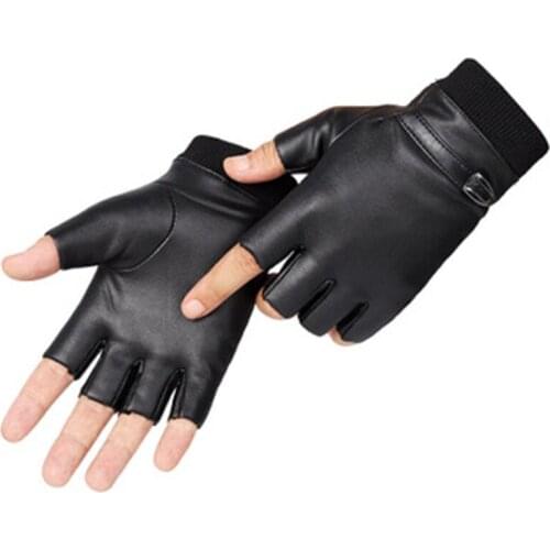 Half-finger gloves men and women outdoor sports cycling driving keyboard typing mobile fishing gloves plus velvet D78