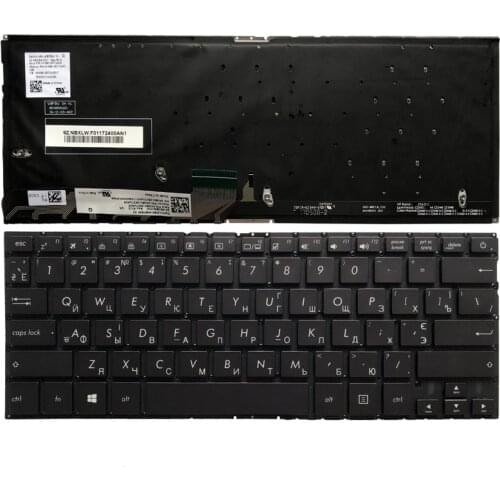 Russian laptop keyboard for ASUS UX430 UX430U UX430UA UX430UQ with backlit keyboard 9Z.NBXBW.F0V NSK-WBFBW