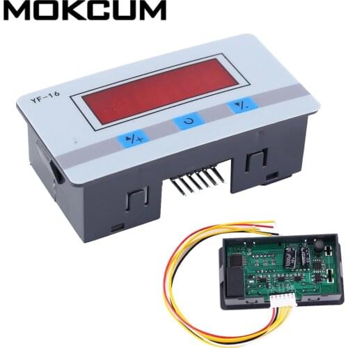 DC 5V 12V 24V Trigger Counter Module Accumulator 6-Bit Red Digital Tube Display PNP NPN Signal Trigger