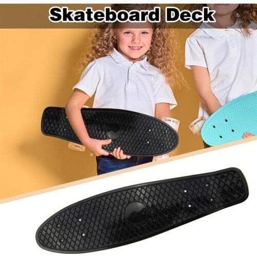 22 Inch Skateboard Deck Small Fish Board Surface Single Tilt Skateboard Surface Durable Skateboard Plate For Girl Boy