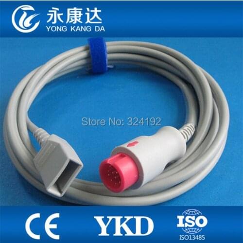 Compatible for 78341A IBP cable with Utah transducer adapter for patient monitor