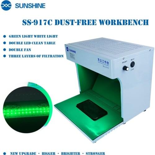 Sunshine SS-917C Dust Free Work Room Anti Dust Working Bench Adjustable Wind Cleaning Room For Phone Refurbish Repair Workbench