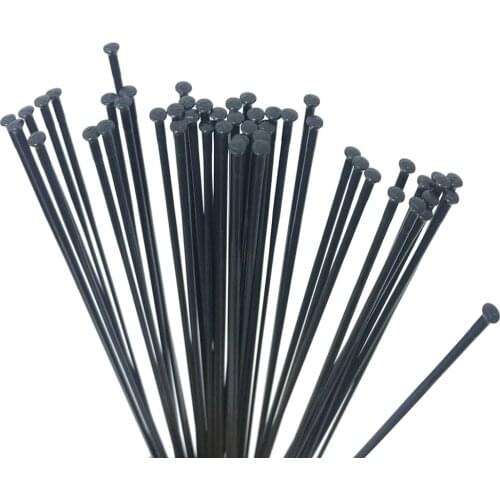 NO Cutting Pillar Aero Wing 20 straight pull Gauge 14 2.0mm Black 224-306mm stainless steel spokes original thread XC CX racing