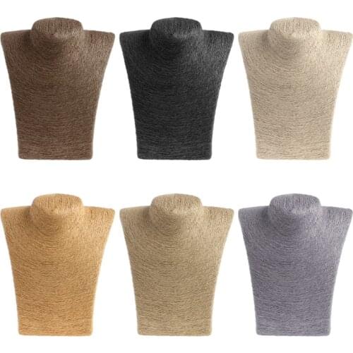 83XC Woman Rope Mannequin Bust Jewelry Display Stand Shelf Holder Necklace Bust Stand