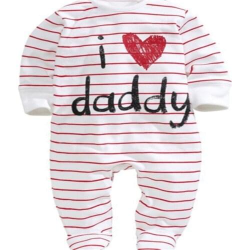 Free shipping Newborn Toddler Baby Girls clothes round neck long sleeve letter print Romper cotton kids Jumpsuit one pieces