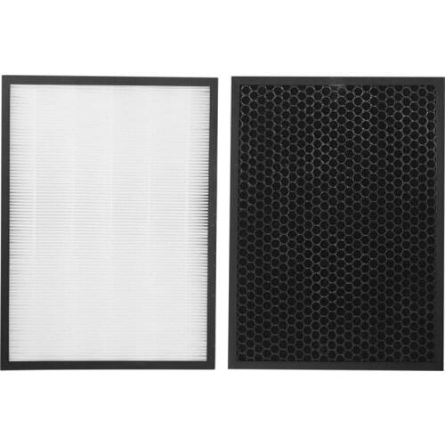 For Sharp FU-A80A FU-A80A-W FZ-A80SFE Air Purifier HEPA and Active Filtrate Fit for Sharp FU-A80E /FU-A80A / FU-A80A-W