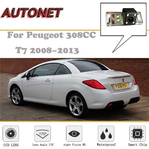 AUTONET Rear View camera For Peugeot 308CC T7 2008~2013/Night Vision/Reverse Camera/Backup Camera/license plate camera