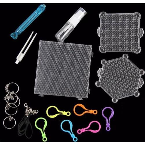 PUPUKOU pegboard sticky Water beads tool Accessories fuse beads jigsaw puzzle Water beadbond educational toys diy magical beads