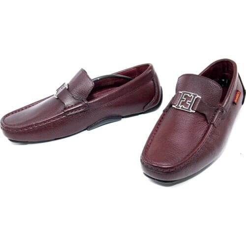 Handmade Flexible Loafers with High Quality Soft Burgundy Calf Leather, Formal & Casual Fashion Footwear for Men, Sprign 2021