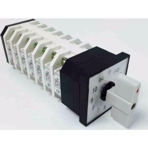 LW12-16TM711/7 Universal Change-over Switch Rotating 10 Loop 7 Section Control Motor