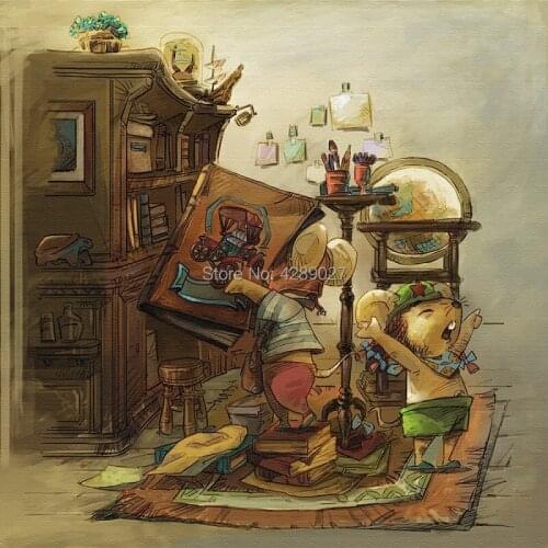 Cartoon Mouse And Books Diamond Embroidery Mosaic Pattern Diamond Painting Full Square Round Drill Cross Stitch Kit Home Decors