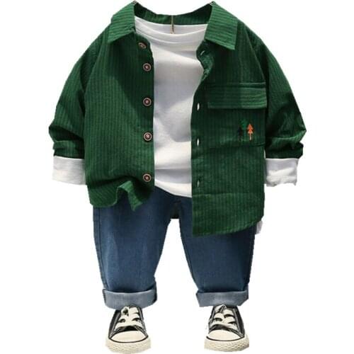 Baby Boy Children Cotton Clothes Spring Autumn Stripe Jacket Pants 2Pcs/sets Infant Outfit Kid Fashion Toddler Casual Tracksuits