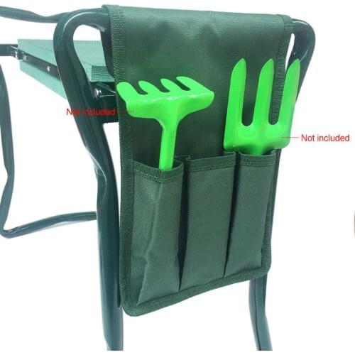 Garden Kneeler Tool Bag Folding Small Cloth Belt Bag Multi-pocket Large Capacity Garden Tool Storage Finishing Pack Practical